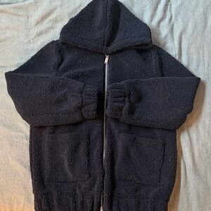 Cozy Black Angel Wing Jacket